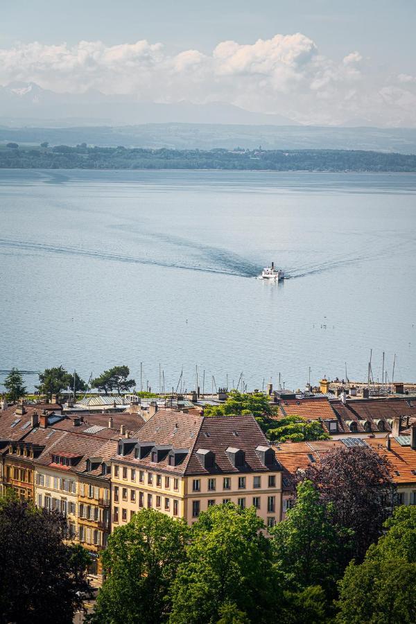 Hotel Alpes & Lac Neuenburg Exterior foto